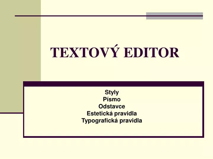 textov editor