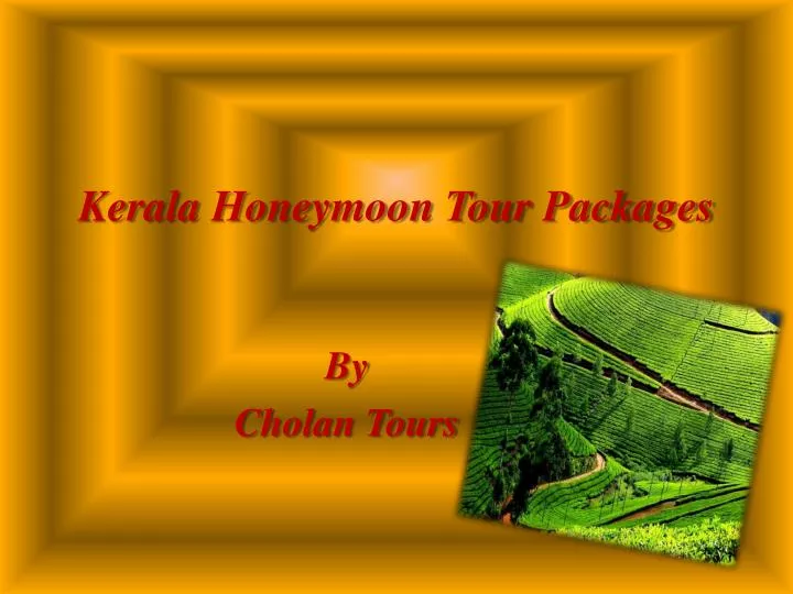 kerala honeymoon tour packages