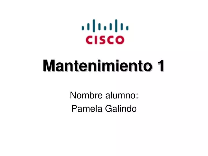 mantenimiento 1