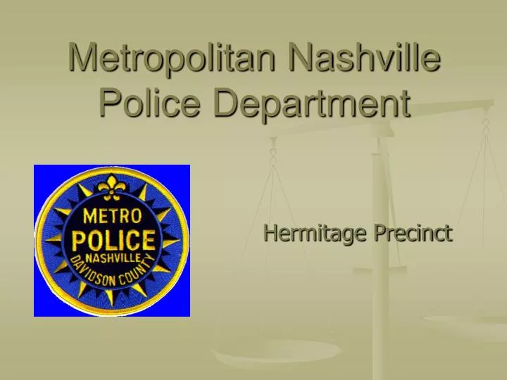 metropolitan nashville police department
