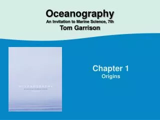 Chapter 1 Origins