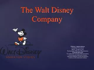 The Walt Disney Company