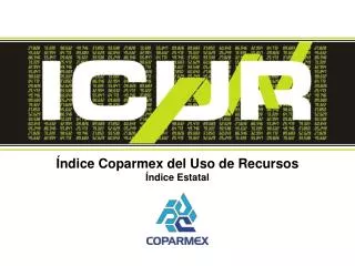 ndice coparmex del uso de recursos ndice estatal