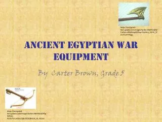 Ancient Egyptian war equipment