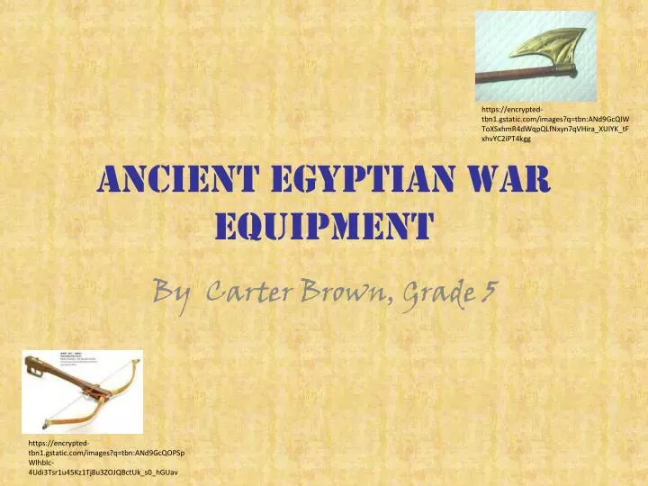 ancient egyptian war equipment