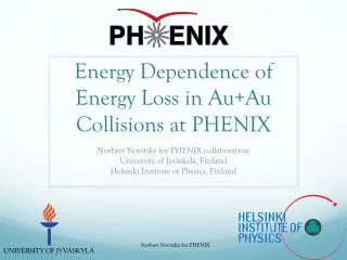 Energy Dependence of Energy Loss in Au+Au Collisions at PHENIX