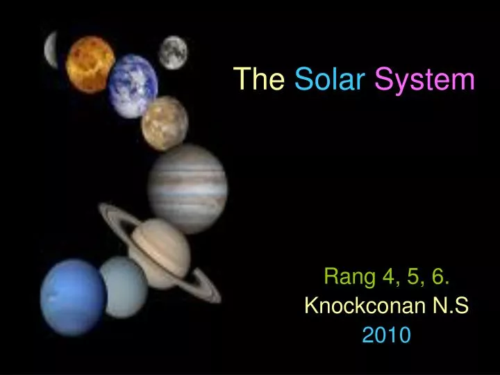 the solar system