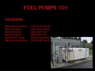 Fuel Pumps 101