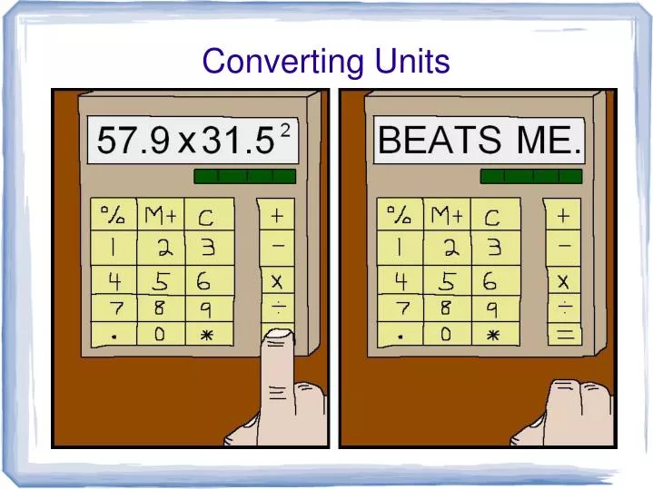 converting units