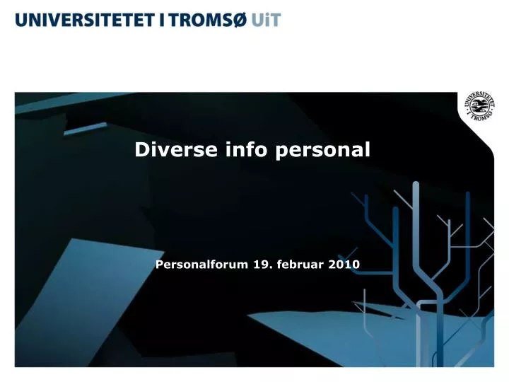 diverse info personal