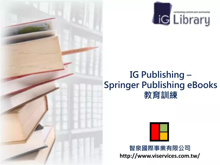 ig publishing springer publishing ebooks