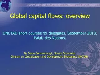 Global capital flows: overview