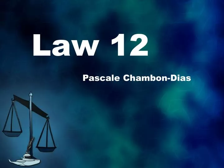 law 12