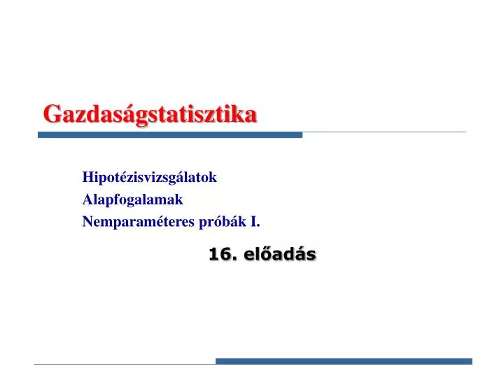 gazdas gstatisztika