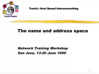 The name and address space