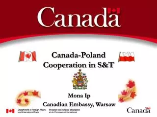 Canada-Poland Cooperation in S&amp;T