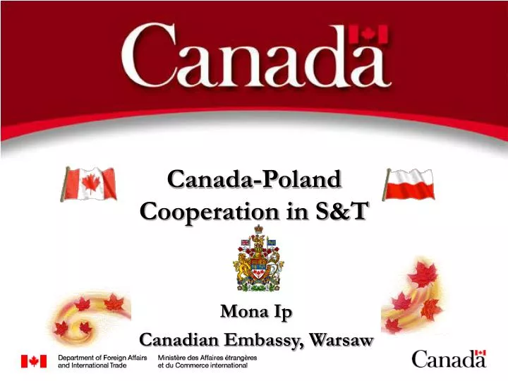 canada poland cooperation in s t