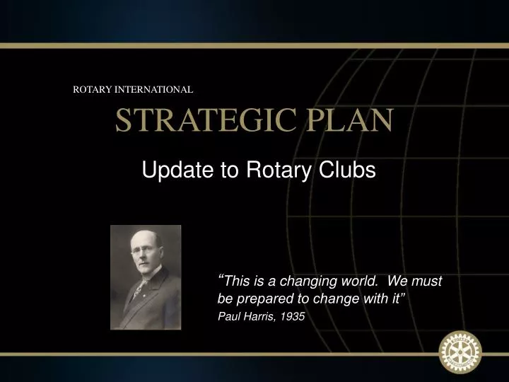 update to rotary clubs