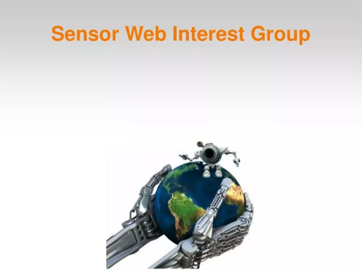 sensor web interest group