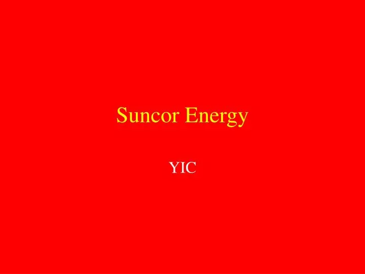 suncor energy