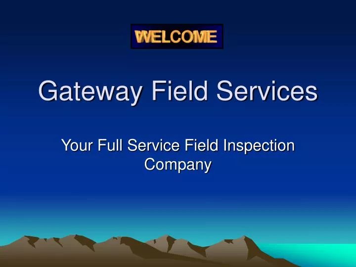 gateway field services