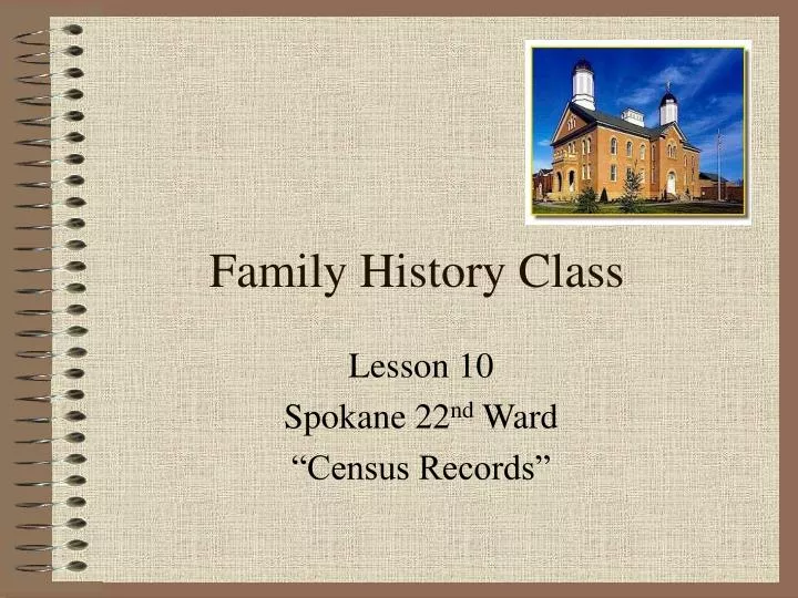 family history class