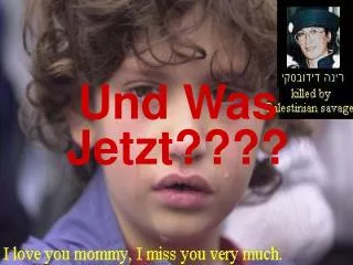 und was jetzt