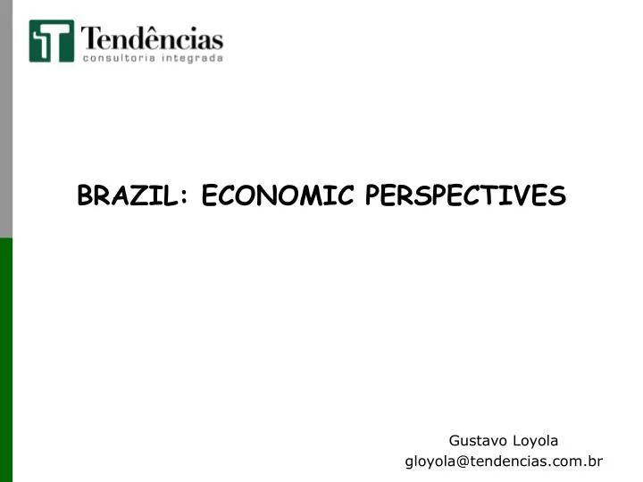 brazil economic perspectives