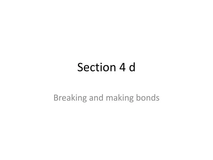 section 4 d