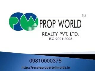 Resale property in noida