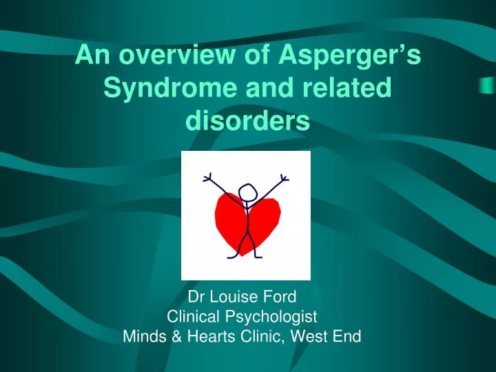 an overview of asperger s syndrome and related disorders