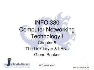INFO 330 Computer Networking Technology I