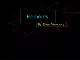 Elements.