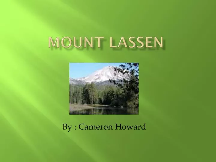 mount lassen