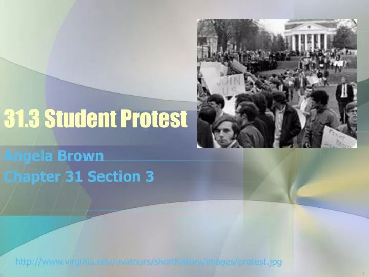 31 3 student protest