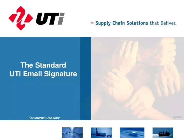 the standard uti email signature