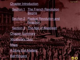 Chapter Introduction Section 1 The French Revolution Begins