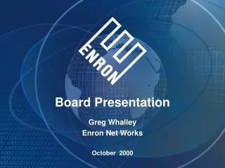 Board Presentation