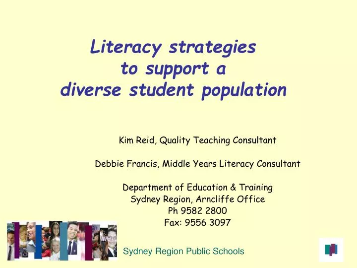 literacy strategies to support a diverse student population