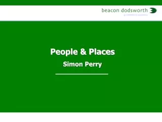 People &amp; Places Simon Perry