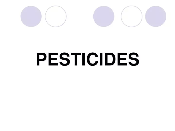 pesticides