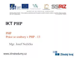 php pr ce se soubory v php 13