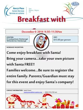 Breakfast with Santa