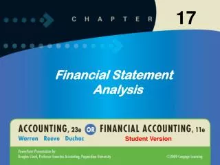 Financial Statement Analysis