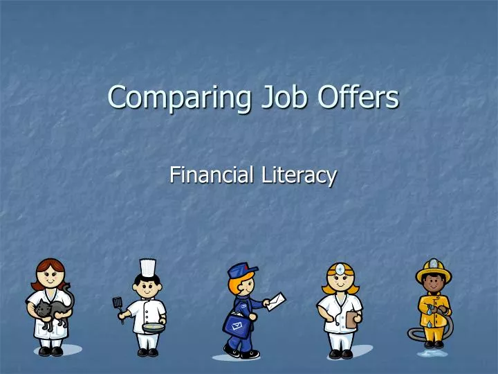comparing job offers