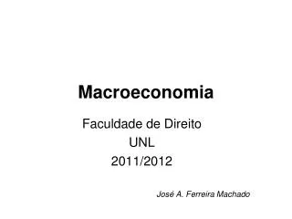 macroeconomia