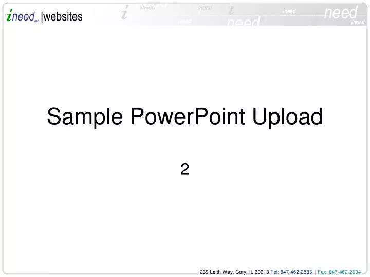 sample powerpoint upload
