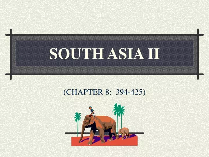 south asia ii