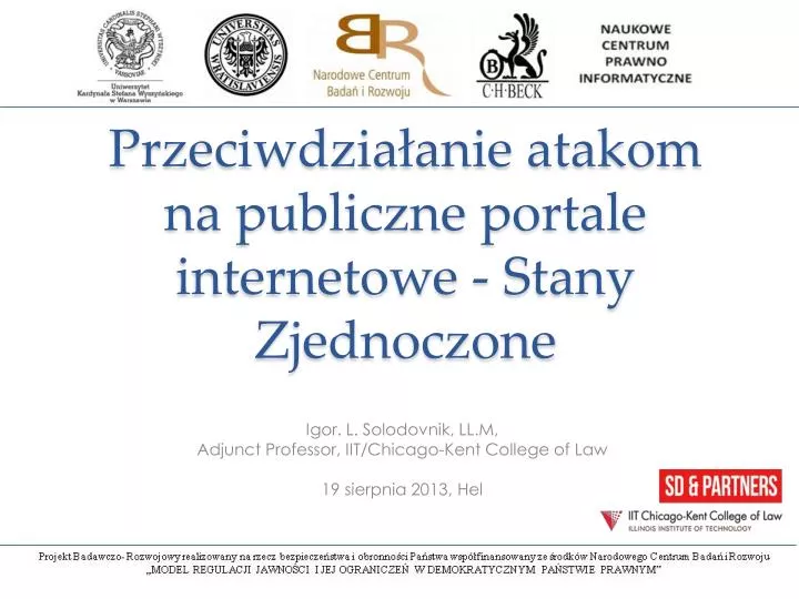 przeciwdzia anie atakom na publiczne portale internetowe stany zjednoczone