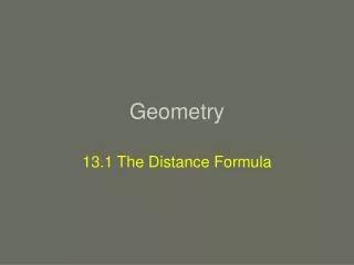 Geometry